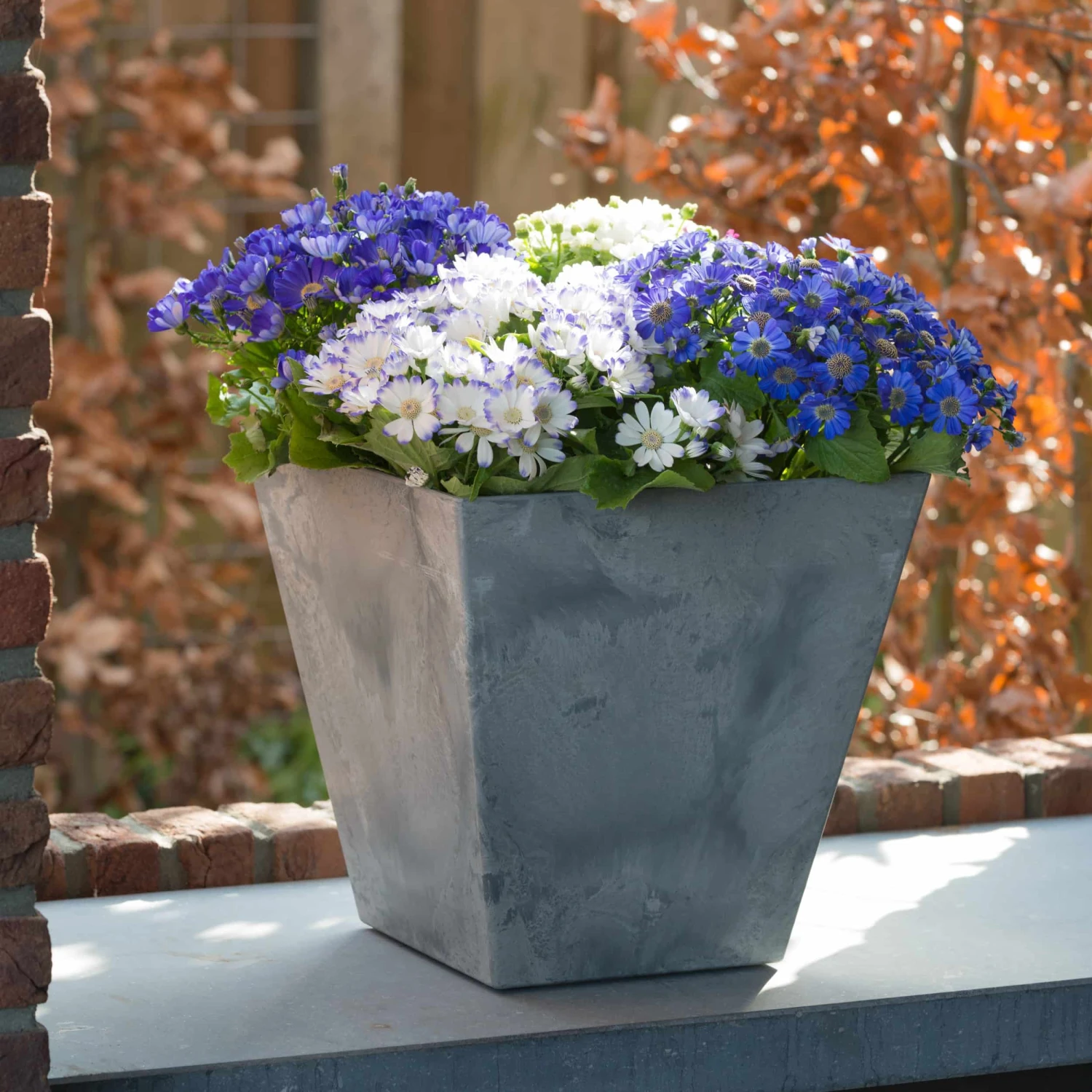 Blumenkübel Ella L30cm Grau – Bild 2