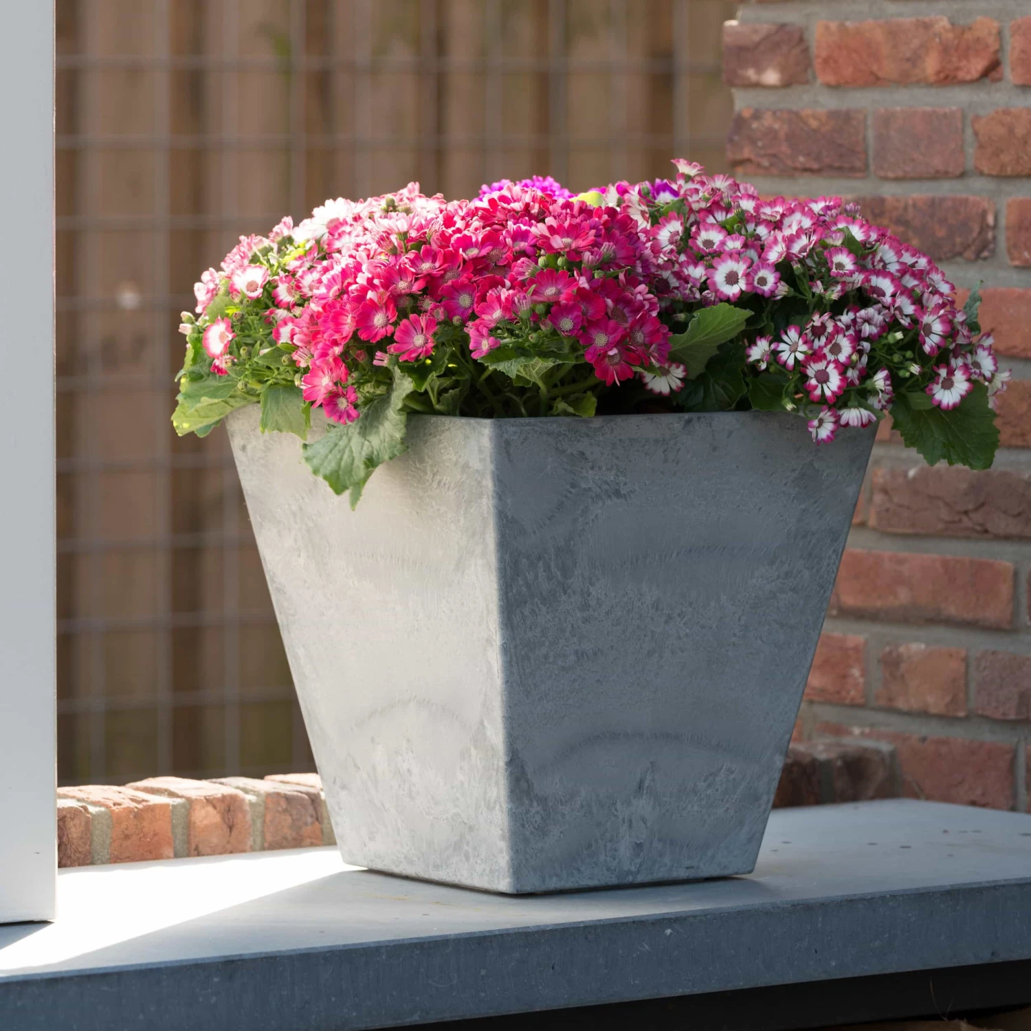 Blumenkübel Ella L30cm Grau – Bild 3