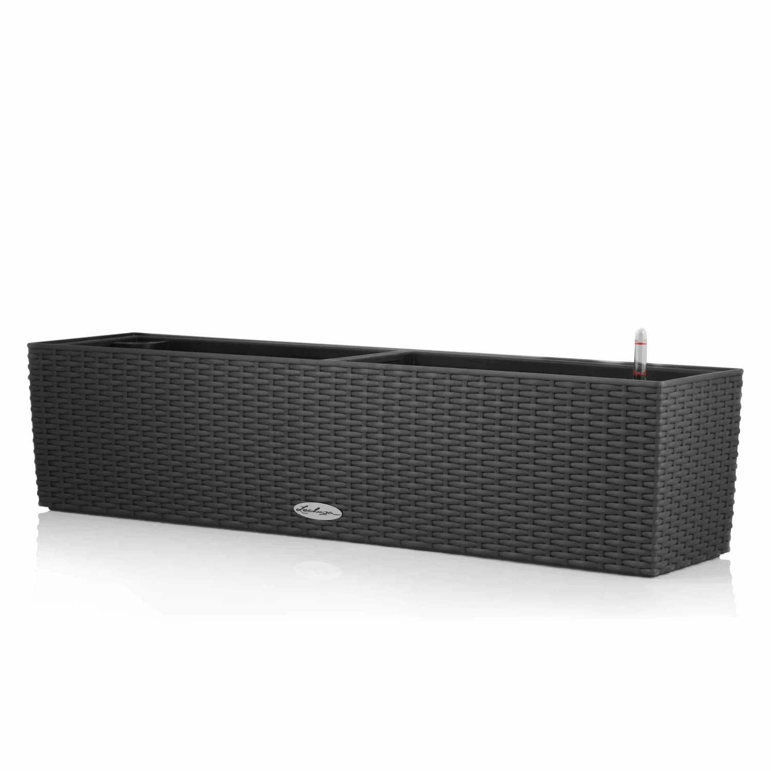 LECHUZA Blumenkasten-Set Balconera Cottage All-in-One L80cm Granit