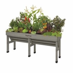 Balkon-Hochbeet VegTrug Wall Hugger Medium L180cm Grey Wash