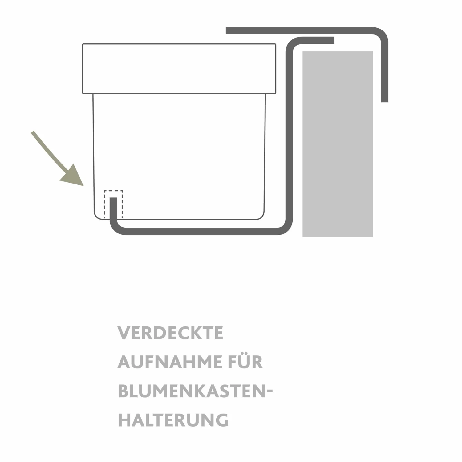 Emsa Blumenkastenhalter Vario Comfort Aluminium – Bild 3