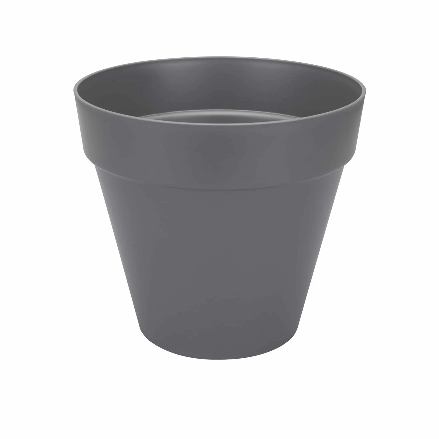 Elho Blumenkübel Loft Urban Rund 50 Cm Mit Rollen Anthrazit