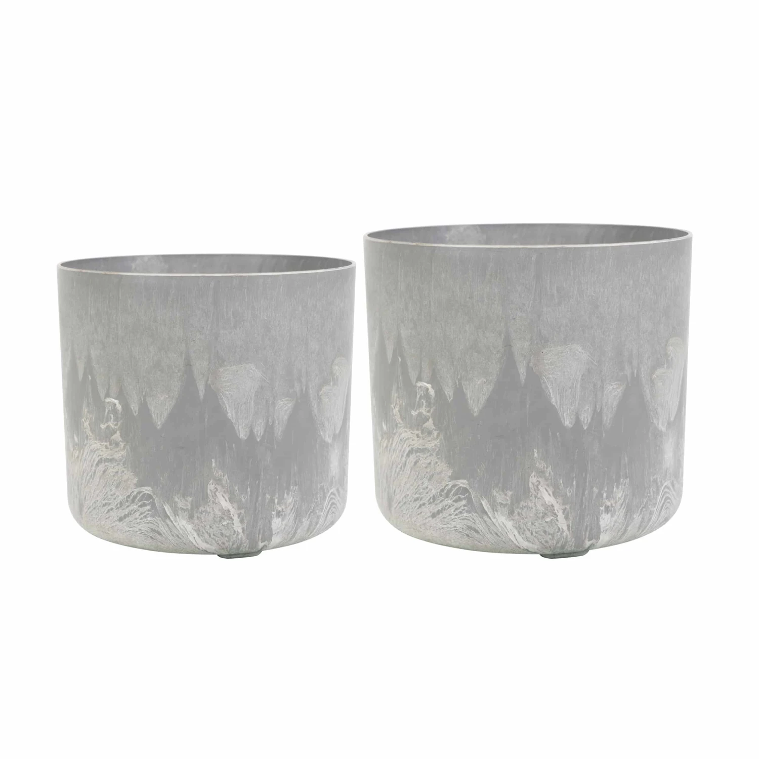 Blumentopf 2er Set Celine Klein Grau Auslaufmodell – Bild 2