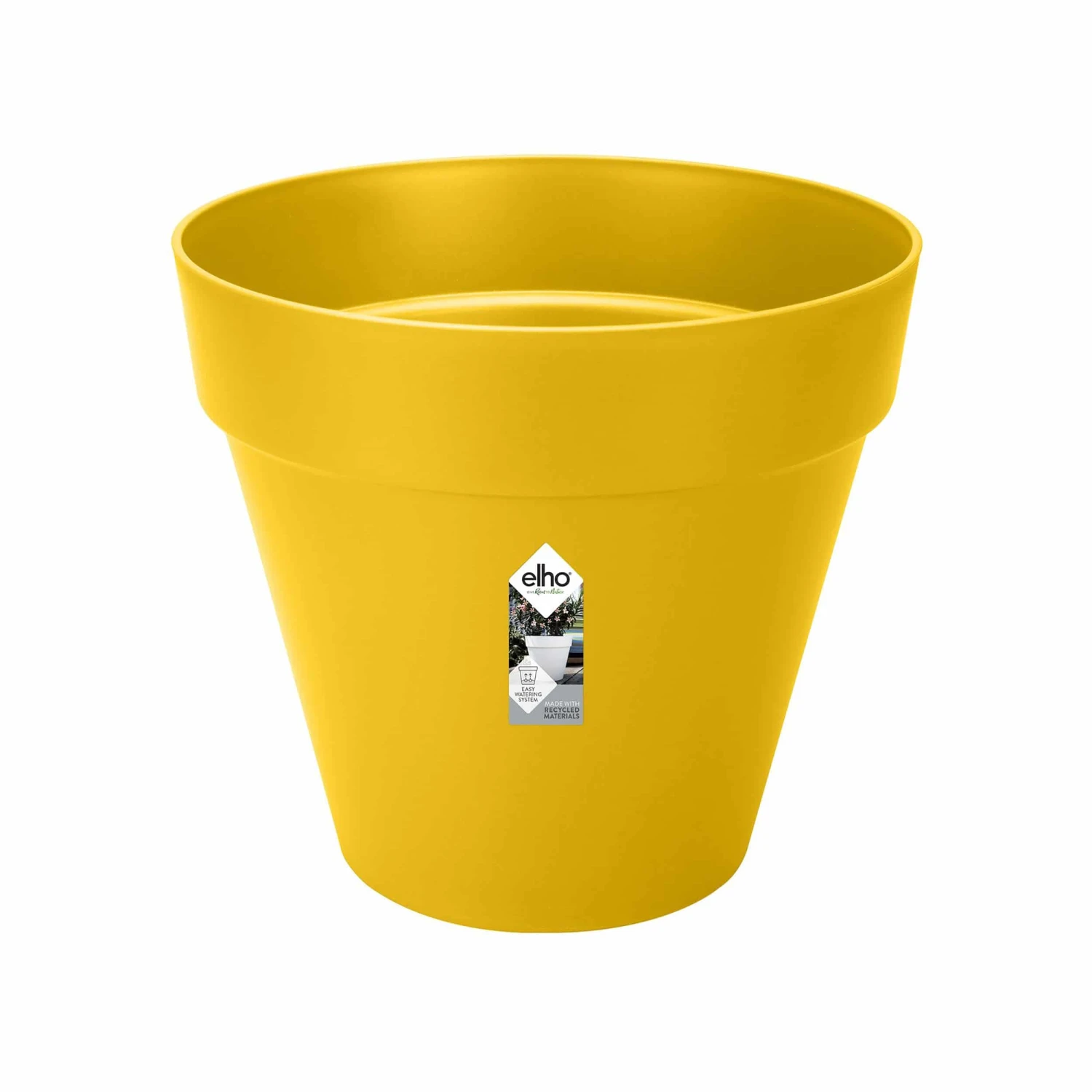 Elho Pflanzkübel Loft Urban Rund D40 Cm Ockergelb