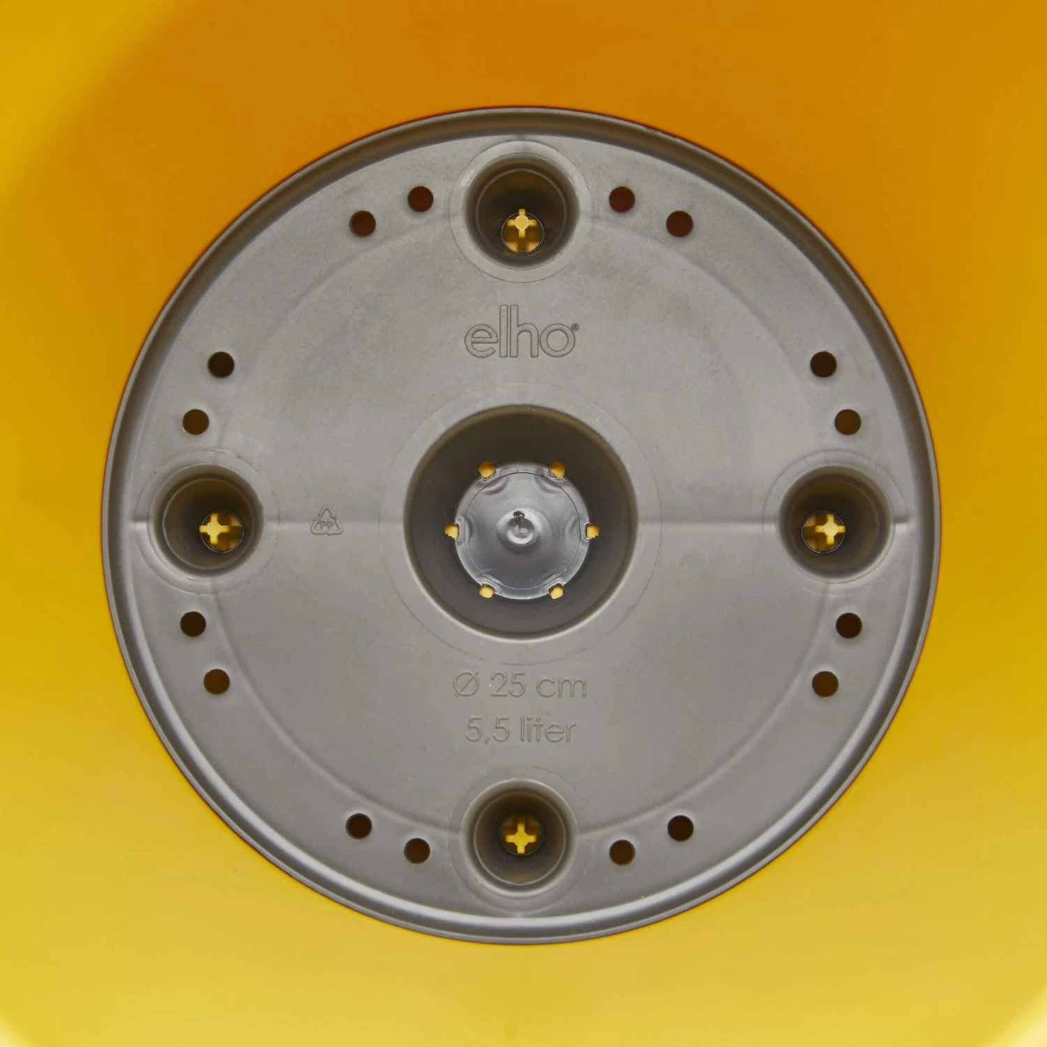 Elho Pflanzkübel Loft Urban Rund D40 Cm Ockergelb – Bild 3