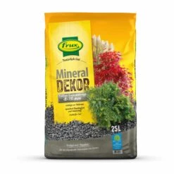 Mineraldekor Vulkan-Lava – Anthrazit 25 Liter