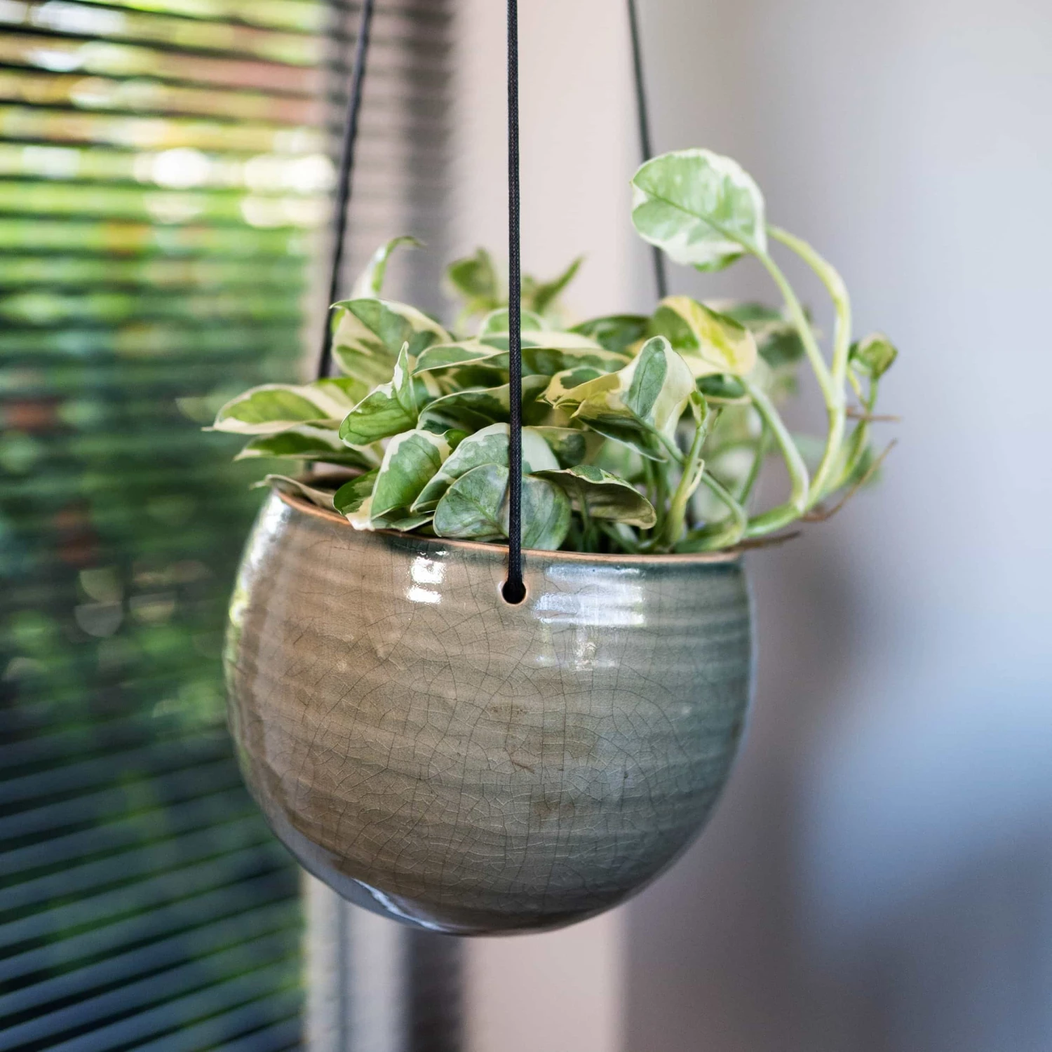 Hänge-Blumentopf Iris D15 Cm Mint – Bild 2