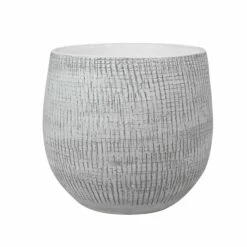 Blumentopf Ryan D15 Cm White Black