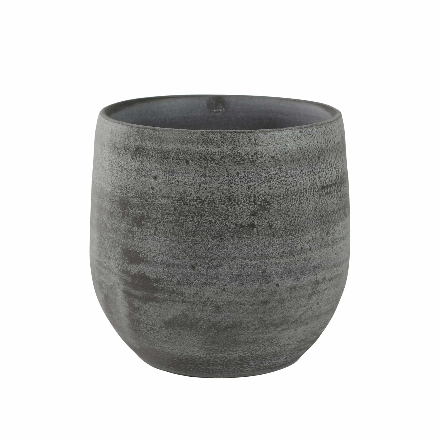Blumentopf Esra D13m Grau