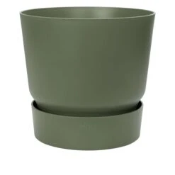 Elho Blumentopf Greenville Rund 40 Cm Laubgrün
